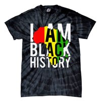 I Am Black History Month African American Pride Celebration Tie-Dye T-Shirt