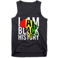 I Am Black History Month African American Pride Celebration Tank Top