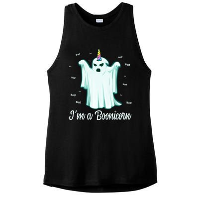 Im A Boonicorn Cute Halloween Gift Funny Ghost Unicorn Meaningful Gift Ladies PosiCharge Tri-Blend Wicking Tank