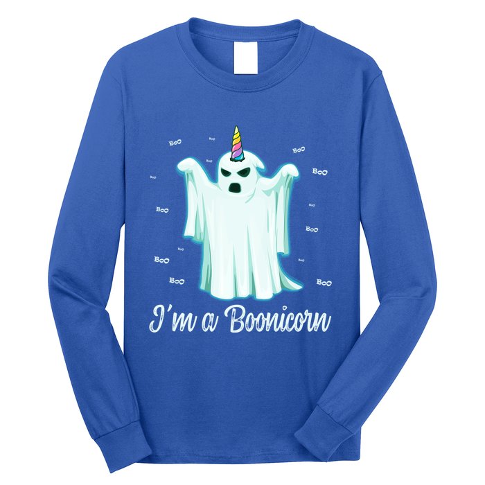 Im A Boonicorn Cute Halloween Gift Funny Ghost Unicorn Meaningful Gift Long Sleeve Shirt