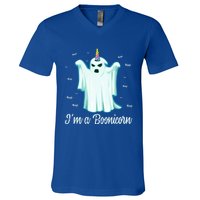 Im A Boonicorn Cute Halloween Gift Funny Ghost Unicorn Meaningful Gift V-Neck T-Shirt