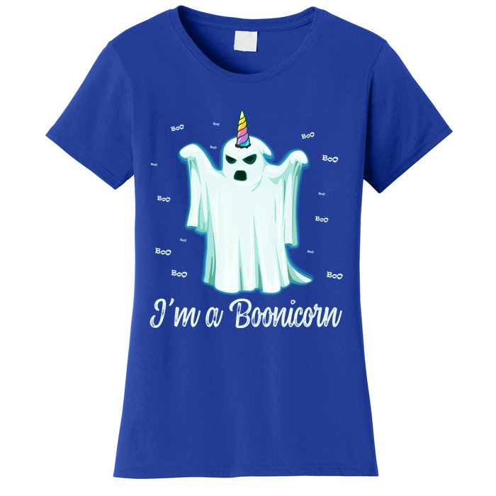 Im A Boonicorn Cute Halloween Gift Funny Ghost Unicorn Meaningful Gift Women's T-Shirt