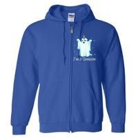 Im A Boonicorn Cute Halloween Gift Funny Ghost Unicorn Meaningful Gift Full Zip Hoodie