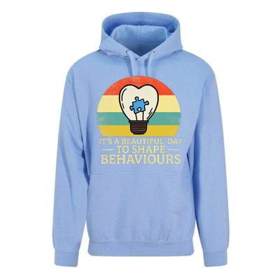 It's A Beautiful Day To Shape Behaviors Autism Teacher Unisex Surf Hoodie