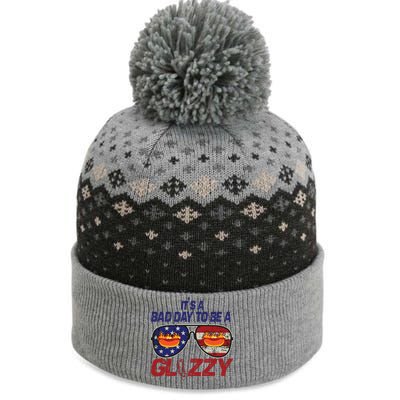 Its A Bad Day To Be A Glizzy Funny Hotdog The Baniff Cuffed Pom Beanie