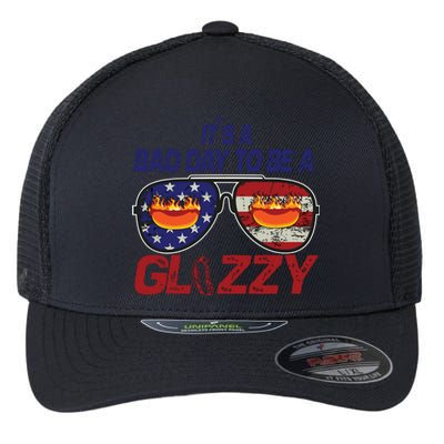 Its A Bad Day To Be A Glizzy Funny Hotdog Flexfit Unipanel Trucker Cap