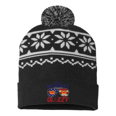 Its A Bad Day To Be A Glizzy Funny Hotdog USA-Made Snowflake Beanie