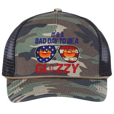 Its A Bad Day To Be A Glizzy Funny Hotdog Retro Rope Trucker Hat Cap