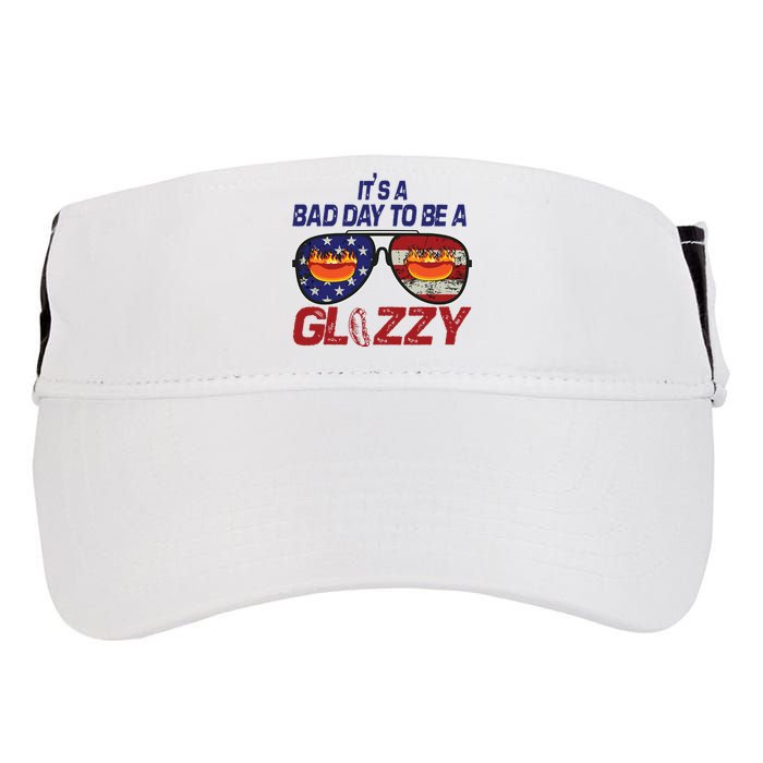 Its A Bad Day To Be A Glizzy Funny Hotdog Adult Drive Performance Visor