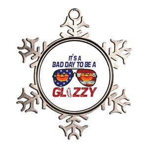 Its A Bad Day To Be A Glizzy Funny Hotdog Metallic Star Ornament