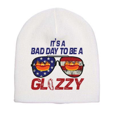 Its A Bad Day To Be A Glizzy Funny Hotdog Short Acrylic Beanie