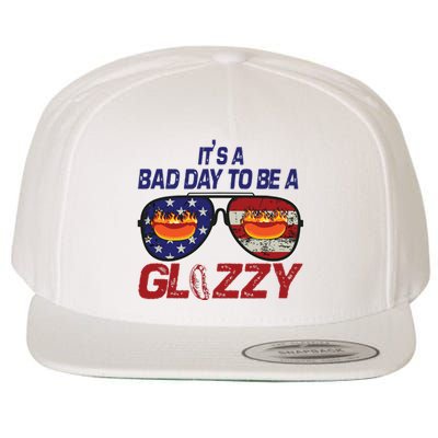 Its A Bad Day To Be A Glizzy Funny Hotdog Wool Snapback Cap