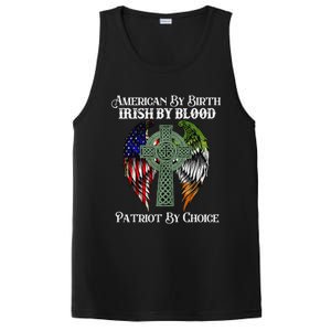 Irish American By Birth Irish By Blood St Patricks Day PosiCharge Competitor Tank