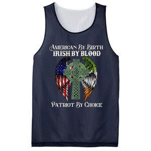 Irish American By Birth Irish By Blood St Patricks Day Mesh Reversible Basketball Jersey Tank