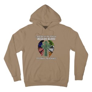 Irish American By Birth Irish By Blood St Patricks Day Hoodie