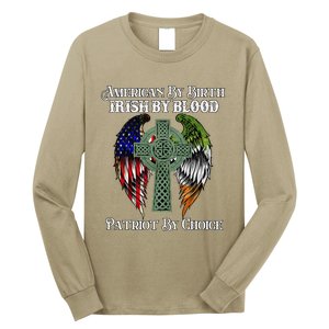 Irish American By Birth Irish By Blood St Patricks Day Long Sleeve Shirt