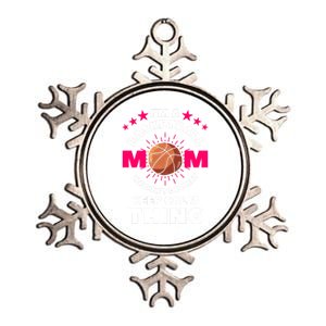 I'm A Basketball Mom We Don't Do That Keep Calm Thing Gift Metallic Star Ornament