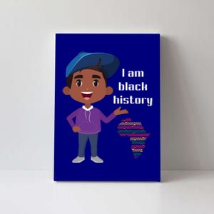 I Am Black History Black Ancestry African American Gift Canvas