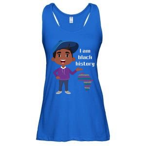 I Am Black History Black Ancestry African American Gift Ladies Essential Flowy Tank