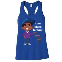 I Am Black History Black Ancestry African American Gift Women's Racerback Tank