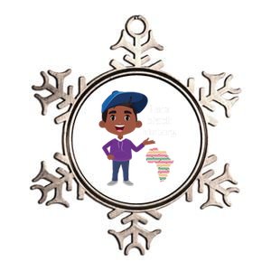 I Am Black History Black Ancestry African American Gift Metallic Star Ornament