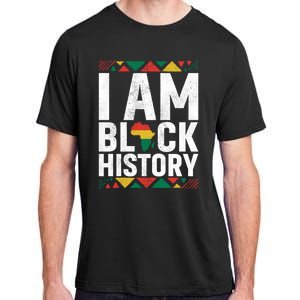 I Am Black History Black History Month Africa Map Pride Gift Adult ChromaSoft Performance T-Shirt