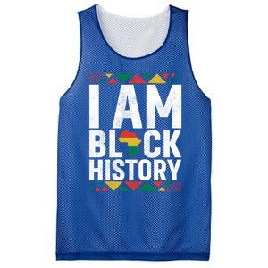 I Am Black History Black History Month Africa Map Pride Gift Mesh Reversible Basketball Jersey Tank