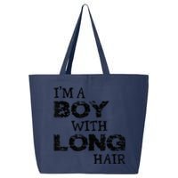 I'm A Boy With Long Hair Funny kid boy Cool Long Hair 25L Jumbo Tote