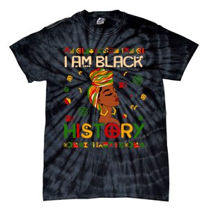 I Am Black History Month African American Tie-Dye T-Shirt