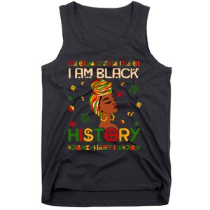 I Am Black History Month African American Tank Top