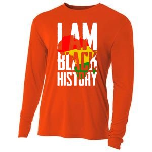 I Am Black History Black History Month Funny Gift Cooling Performance Long Sleeve Crew