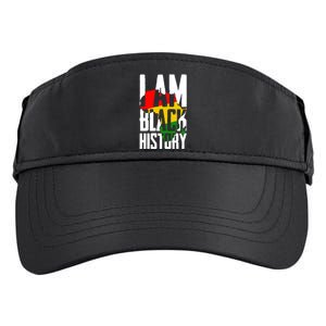 I Am Black History Black History Month Funny Gift Adult Drive Performance Visor