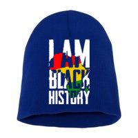 I Am Black History Black History Month Funny Gift Short Acrylic Beanie