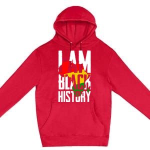 I Am Black History Black History Month Funny Gift Premium Pullover Hoodie