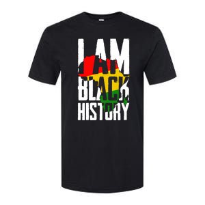 I Am Black History Black History Month Funny Gift Softstyle CVC T-Shirt