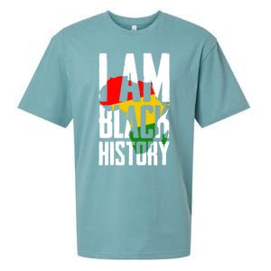 I Am Black History Black History Month Funny Gift Sueded Cloud Jersey T-Shirt