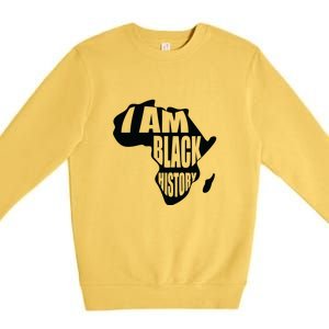 I Am Black History Month African American Pride Celebration Premium Crewneck Sweatshirt