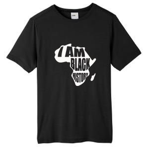 I Am Black History Month African American Pride Celebration Tall Fusion ChromaSoft Performance T-Shirt