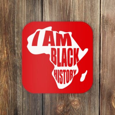 I Am Black History Month African American Pride Celebration Coaster