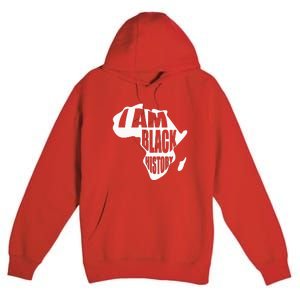 I Am Black History Month African American Pride Celebration Premium Pullover Hoodie