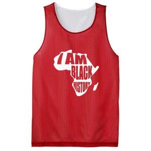 I Am Black History Month African American Pride Celebration Mesh Reversible Basketball Jersey Tank