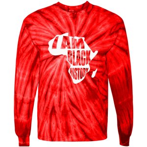 I Am Black History Month African American Pride Celebration Tie-Dye Long Sleeve Shirt