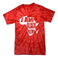 I Am Black History Month African American Pride Celebration Tie-Dye T-Shirt