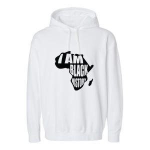 I Am Black History Month African American Pride Celebration Garment-Dyed Fleece Hoodie