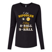 I Am Bipooler Snooker Game Billiards Lover Pool Player Womens Cotton Relaxed Long Sleeve T-Shirt