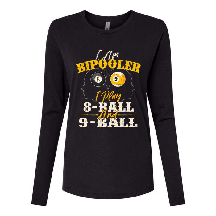 I Am Bipooler Snooker Game Billiards Lover Pool Player Womens Cotton Relaxed Long Sleeve T-Shirt