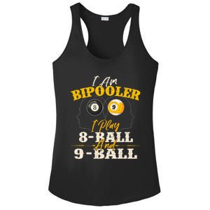 I Am Bipooler Snooker Game Billiards Lover Pool Player Ladies PosiCharge Competitor Racerback Tank