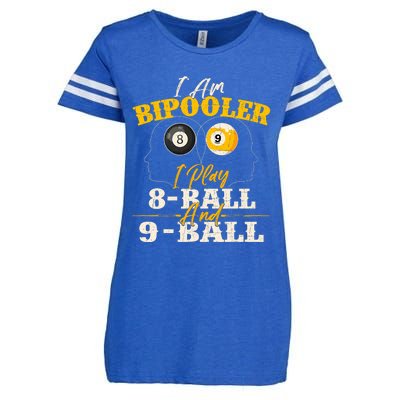 I Am Bipooler Snooker Game Billiards Lover Pool Player Enza Ladies Jersey Football T-Shirt