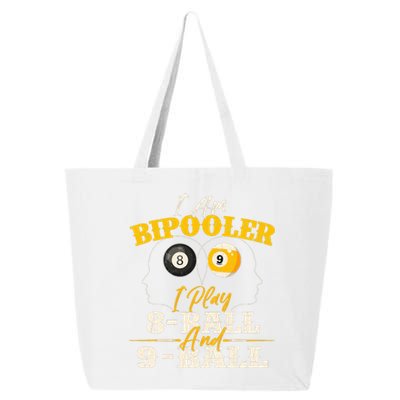 I Am Bipooler Snooker Game Billiards Lover Pool Player 25L Jumbo Tote