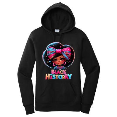 I Am Black History Month Black Melanin Women's Pullover Hoodie